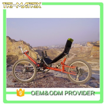 Newly design hot sale recumbent trike sale disc brakes