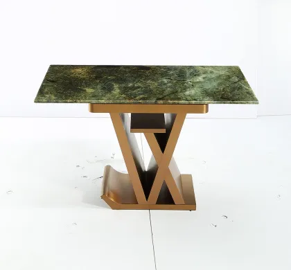 Modern Marble Metal Dining Table