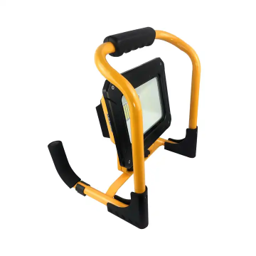 4500lm IP65 Waterproof LED Work Light with 180 Degree Rotation and 6000K Yellow/Black Finish: Ideal for Construction and Outdoor Tasks