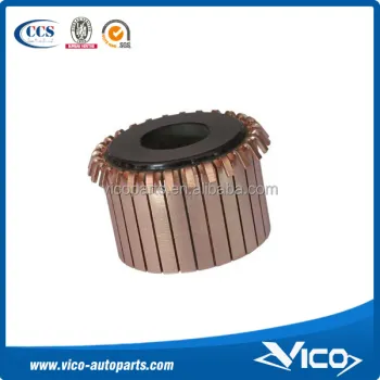 High Tensile Strength 28 Bars Electric Motor Commutator