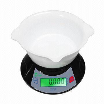 Kitchen Scale with Bowl and Tare Function