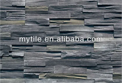 Hot sale MSH-01 black quartz faux cultural stone