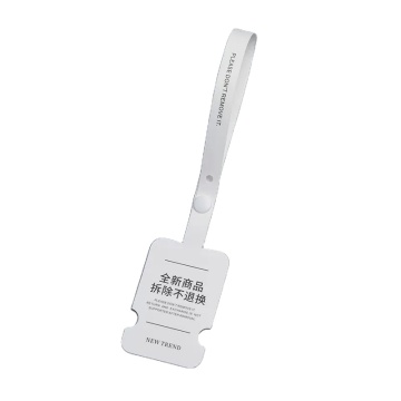 Wholesale Customized Anti-Theft PVC Hanging Tags with Detachable Buckle