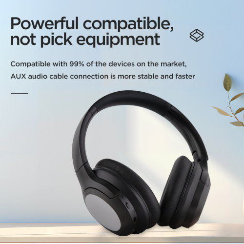 ANC Wireless headphone with protein earmuff