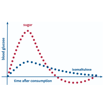 Healthy food cane extract sugar substitute Palatinose