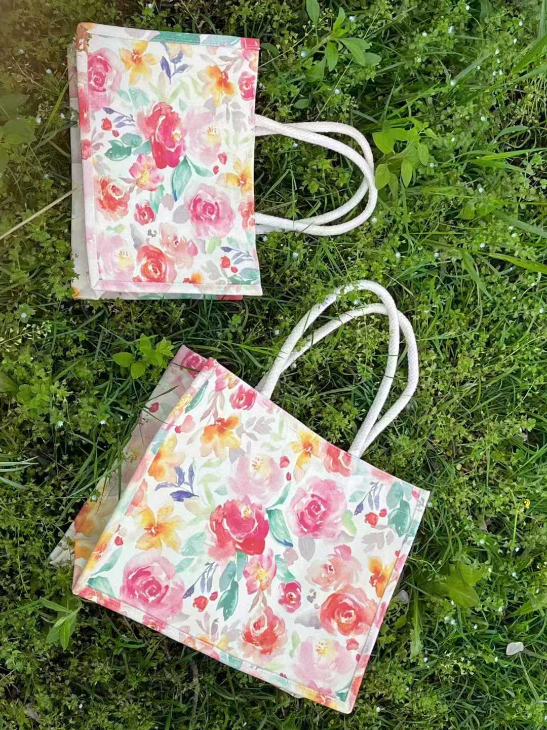 印刷用のキャンバストートバッグ