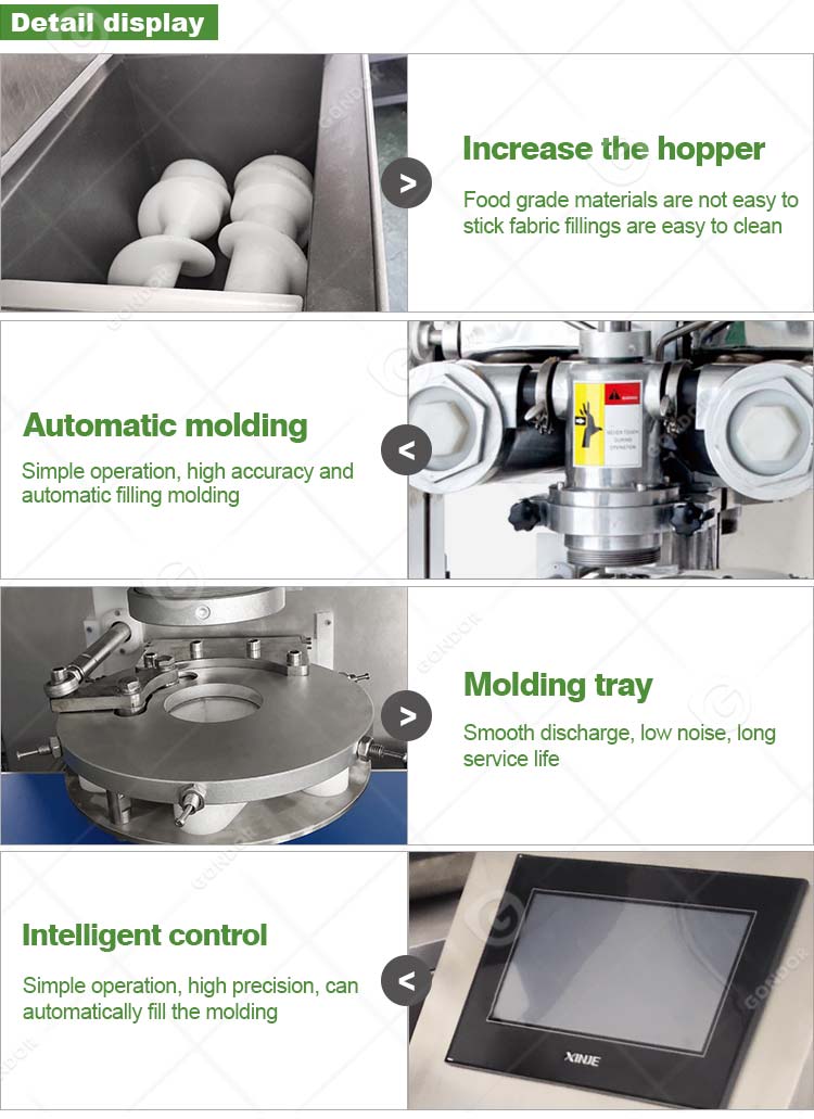 Mamoul Kebbeh Automatic Mooncake Arancini Moon Cake Maker Machine
