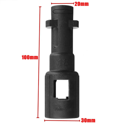150 Bar Black Pressure Washer Fitting Adapter