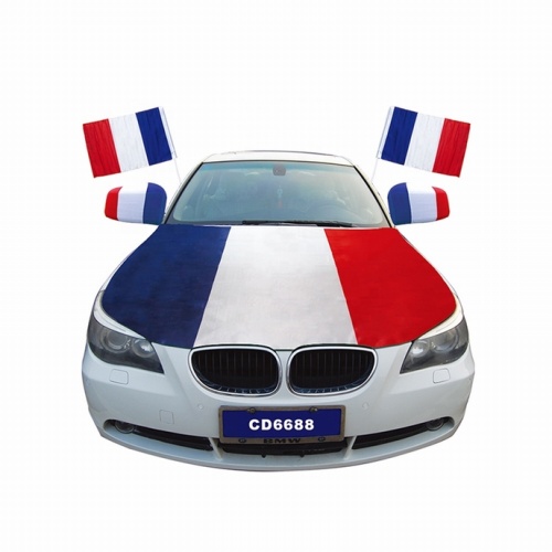 Custom national flag design car hood cover