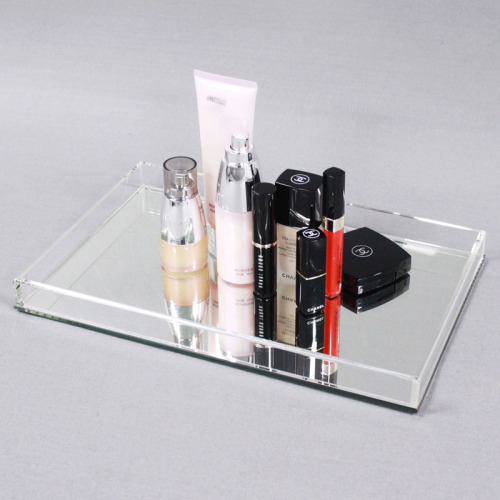 Bandejas de acrílico para armazenamento de maquiagem transparente APEX