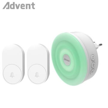 LED 灯门铃彩色带 2 个发射器