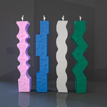 T Candle Mold Silicone Body