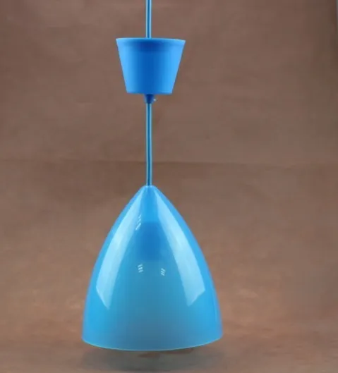 Colorful PVC lampshade pendant light fittings