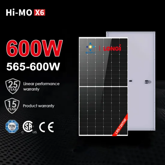 Longi Hi-Mo X6 BIPV Solar Panels: High Efficiency Modules in 600W, 565W-595W