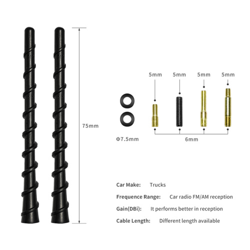 Trasmettitore a lungo raggio Antenna FM di dipolo 88-108MHz