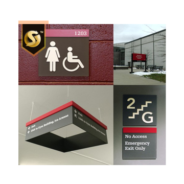 Custom Hospital School Direction Indication Way Finding Sign