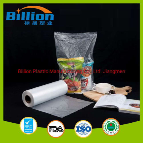 Kitchen Household Freezer Fresh Keeping Flat Bag Supermarket Produce Roll Bags