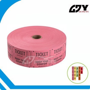Long time use double sides ticket for Lottery ticket