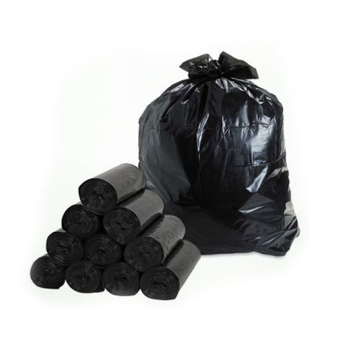 Rollo de bolsas de basura negras de gran tamano 80L