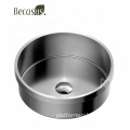 Transparent Round Gold Bathroom Sink: Stylish Sanitary Ware and Hand Basin