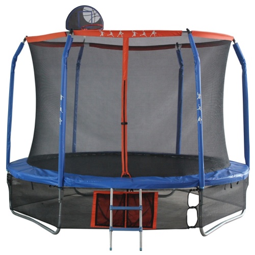 Dzieci na świeżym powietrzu trampolina pełna netto trampolina