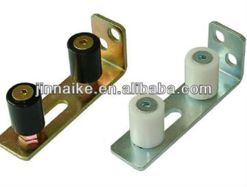 white and yellow galvanized upper guide nylon roller bracket