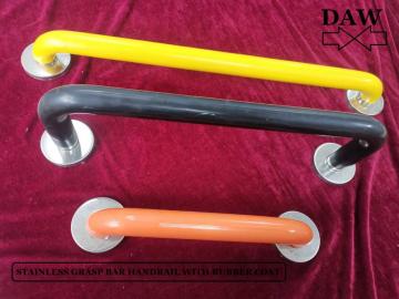 Toilet Rubber Anti-Slip Stainless Steel Grab Bar