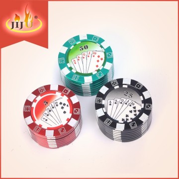 Made in JL-050J China novelty high quality zinc manual device tobacco smokng herb grinder