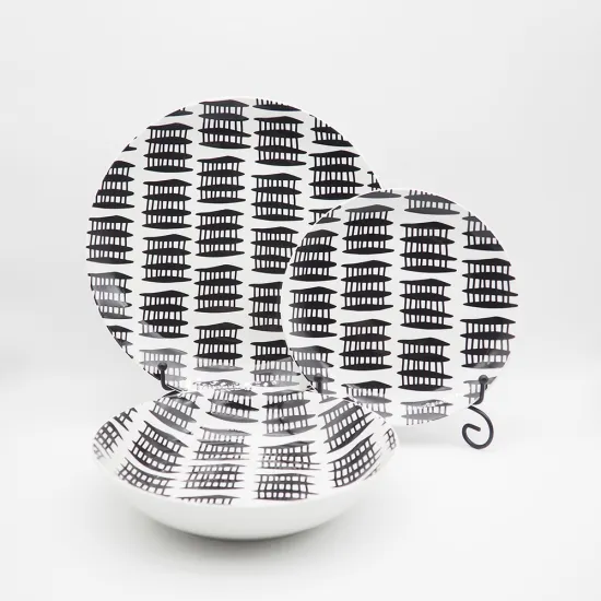 Europe High Quality White Porcelain Dinnerware Set