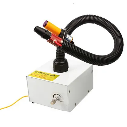 Electrostatic eliminating blower static elimination device