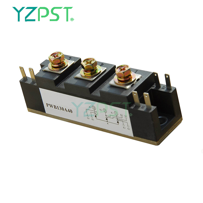 130A Modul thyristor ganda dengan gerbang penguatan