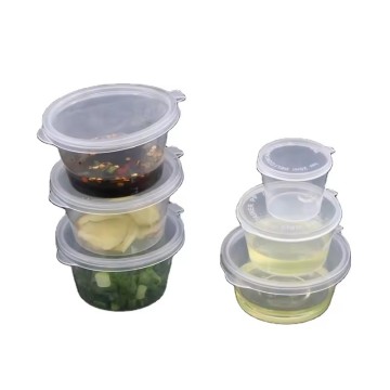 Various Specifications of Food Packaging: Disposable PP Plastic Container Sauce Cups