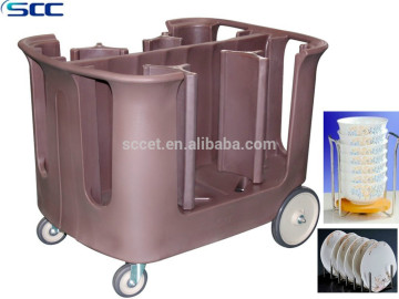 best selling!! Adjustable dish holder equipped with 4 wheels