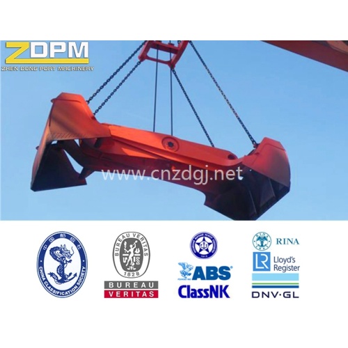Four Rope Scissor type grab bucket