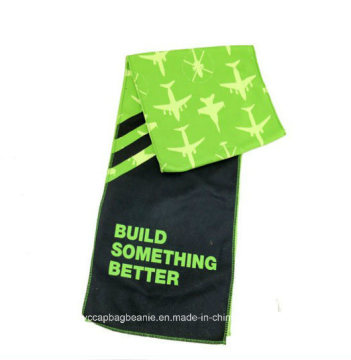 Newest Custom Acrylic Knitted Soccer Scarf