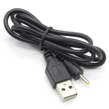 USB ke kabel pengisian daya DC 2.5mm