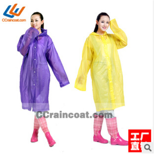 Fashionable promotional disposable raincoat for adult Asian Hot