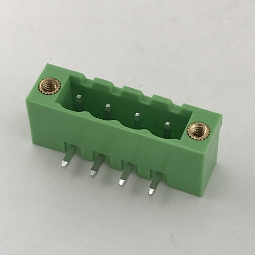 90 degree right angle PCB male terminal block