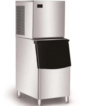 ZBJ-200B Water Spray 200KG Ice Maker Machine - High Production Custom Logo Ice Cube Maker