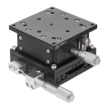 Vysoce přesný ruční stolek z hliníkové slitiny XZ osy 100 mm