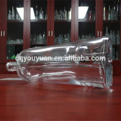 Handmade Large Glass Custom 3L Vodka 3L Wine Bottle