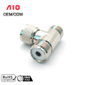 T-Shape Male to Female UHF Coaxial Adapter Connector