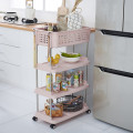 4 Tier Duurzame Impact en Roestbestendige Plastic Shelves