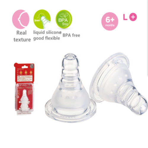 Aksesori Makanan Bayi Botol Silicone Nipple Standard L