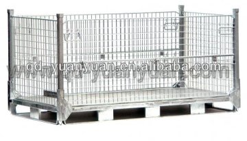 folding wire metal container