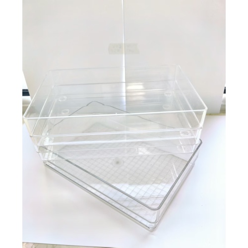 Transparent Plastic Drawer Storage Box Stackable