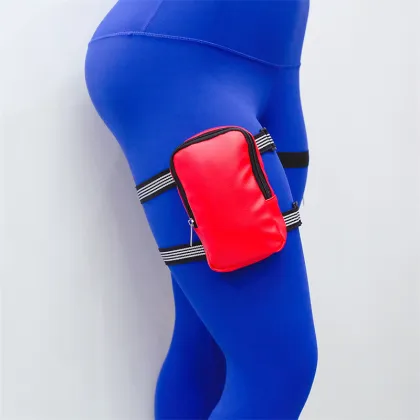 Black Waterproof Outdoor Waist Pouch Leg Bag