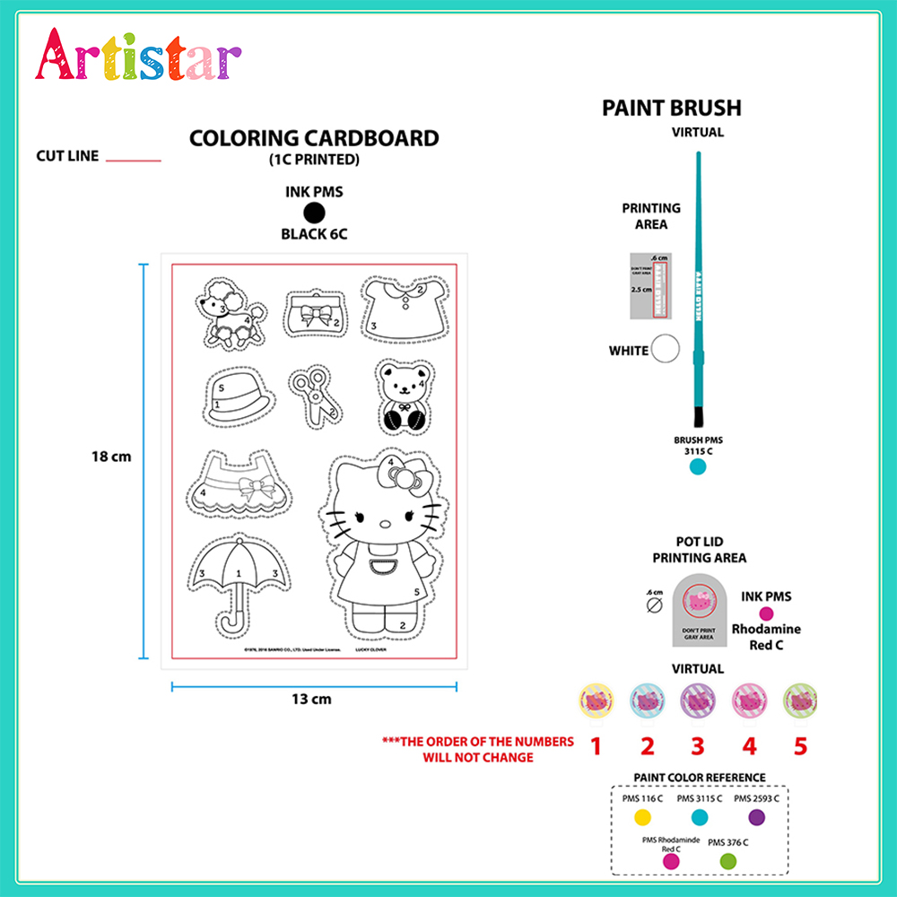 Hello Kitty Digital Paint Set 2