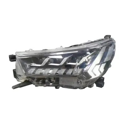 Revo Headlight: Modified LED 3 Lens Front Head Lamp for Toyota Hilux Revo Rocco 2021