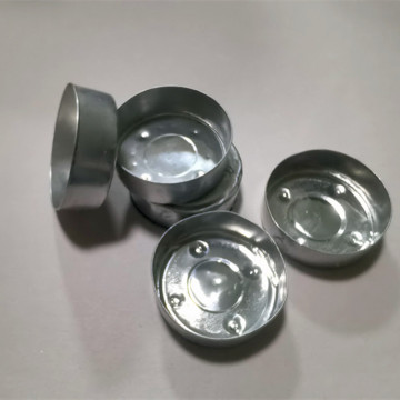 Aluminiumbecher für runde weiße Teelicht Kerze